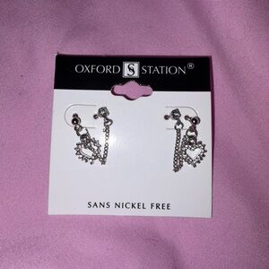 Silver Heart Earrings